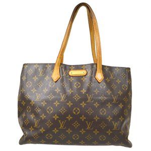 Auth Louis Vuitton Wilshire Mm Tote Bag #17756L35